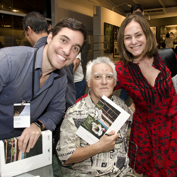 com Felipe Hegg e Claudia Jaguaribe